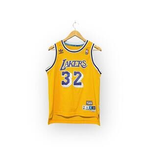 Vintage Adidas Ervin Magic Johnson Hard Wood Los Angeles Lakers Jersey L Men’s